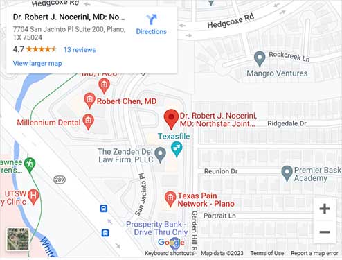 Directions to Pain Management Doctor in Plano TX