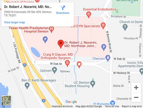 Directions to Pain Management Doctor in Denton TX